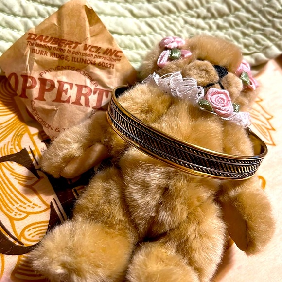 New Copper cuff bracelet India med/large size - Picture 3 of 5